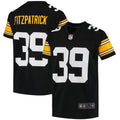 Youth Nike Minkah Fitzpatrick Black Pittsburgh Steelers Game Jersey