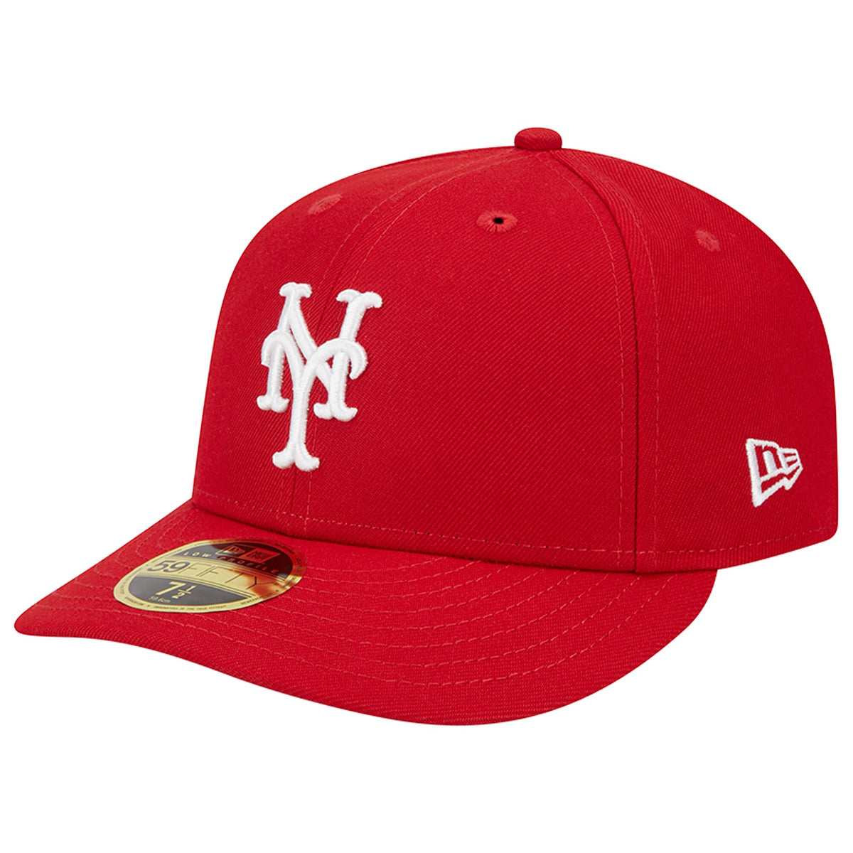 New York Mets New Era Low Profile 59FIFTY Fitted Hat - Scarlet
