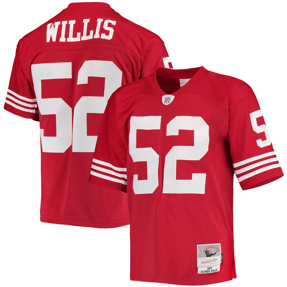 Patrick Willis San Francisco 49ers Mitchell   Ness Legacy Replica Jersey   Scarlet