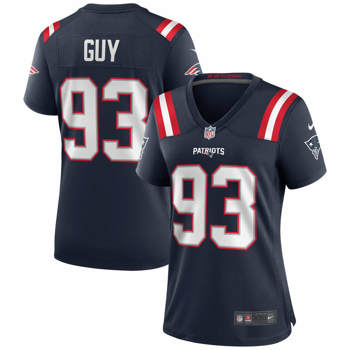 Women s Nike Lawrence Guy Navy New England Patriots Game Jersey