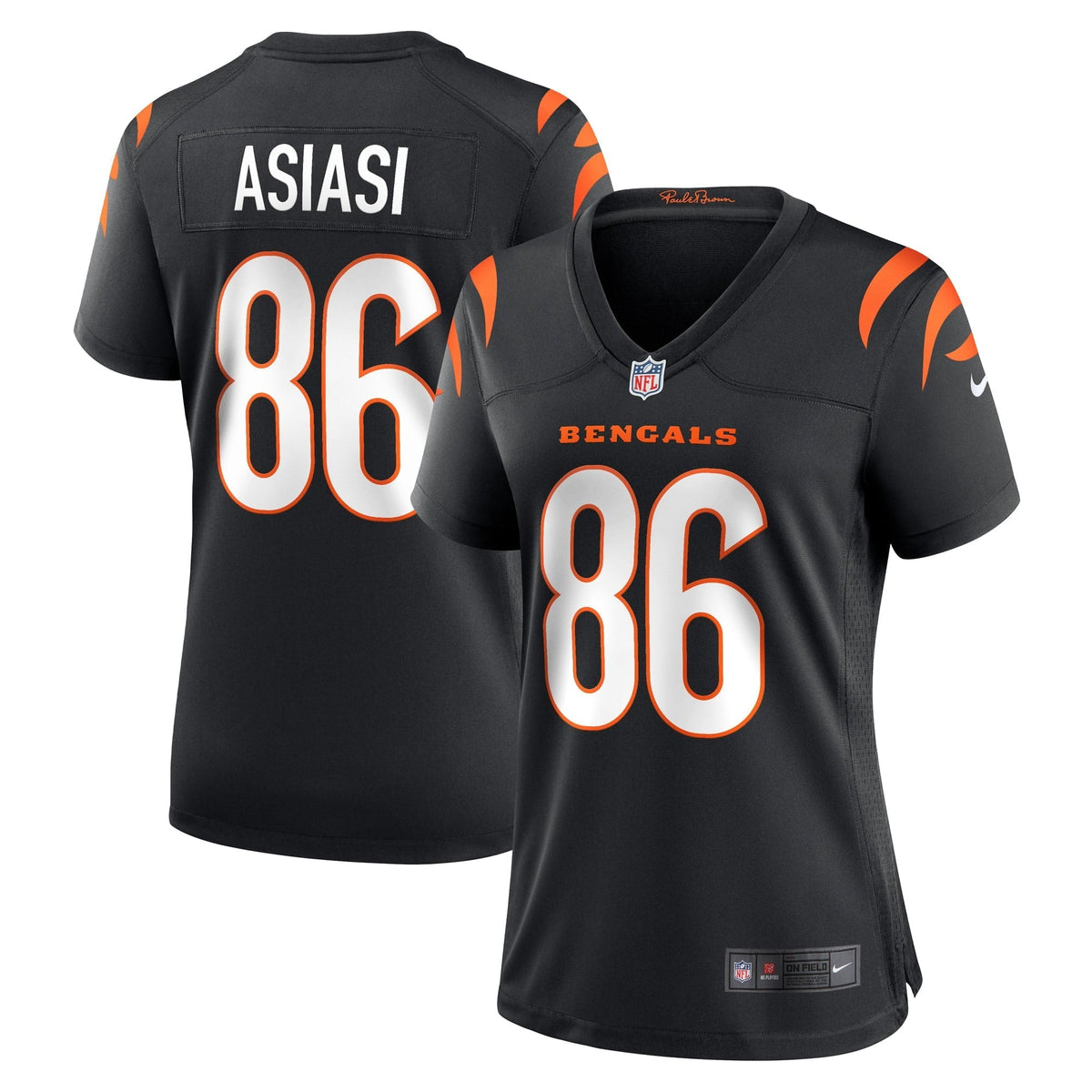 Women s Nike Devin Asiasi Black Cincinnati Bengals Game Player Jersey