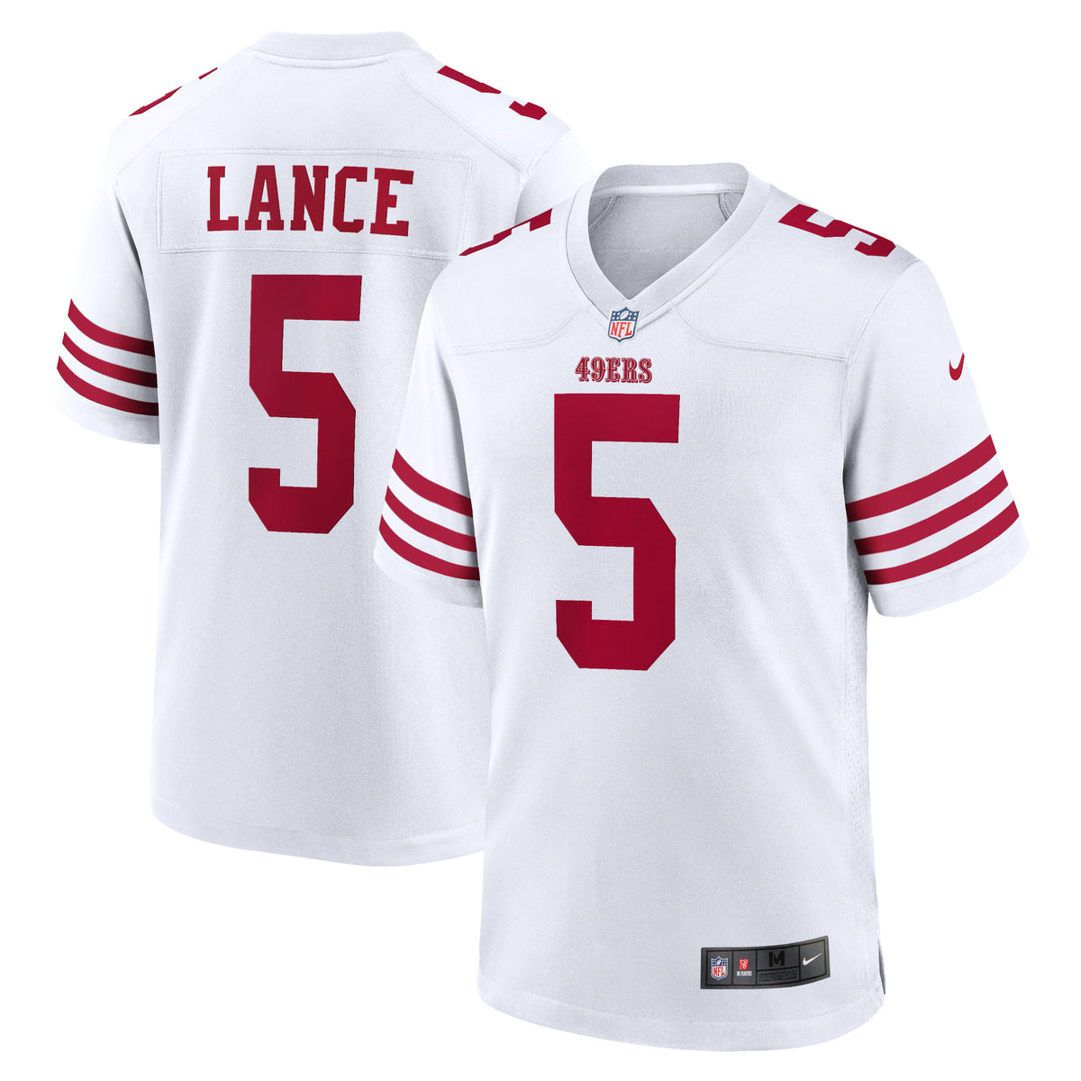 Trey Lance San Francisco 49ers Nike Player Game Jersey   White