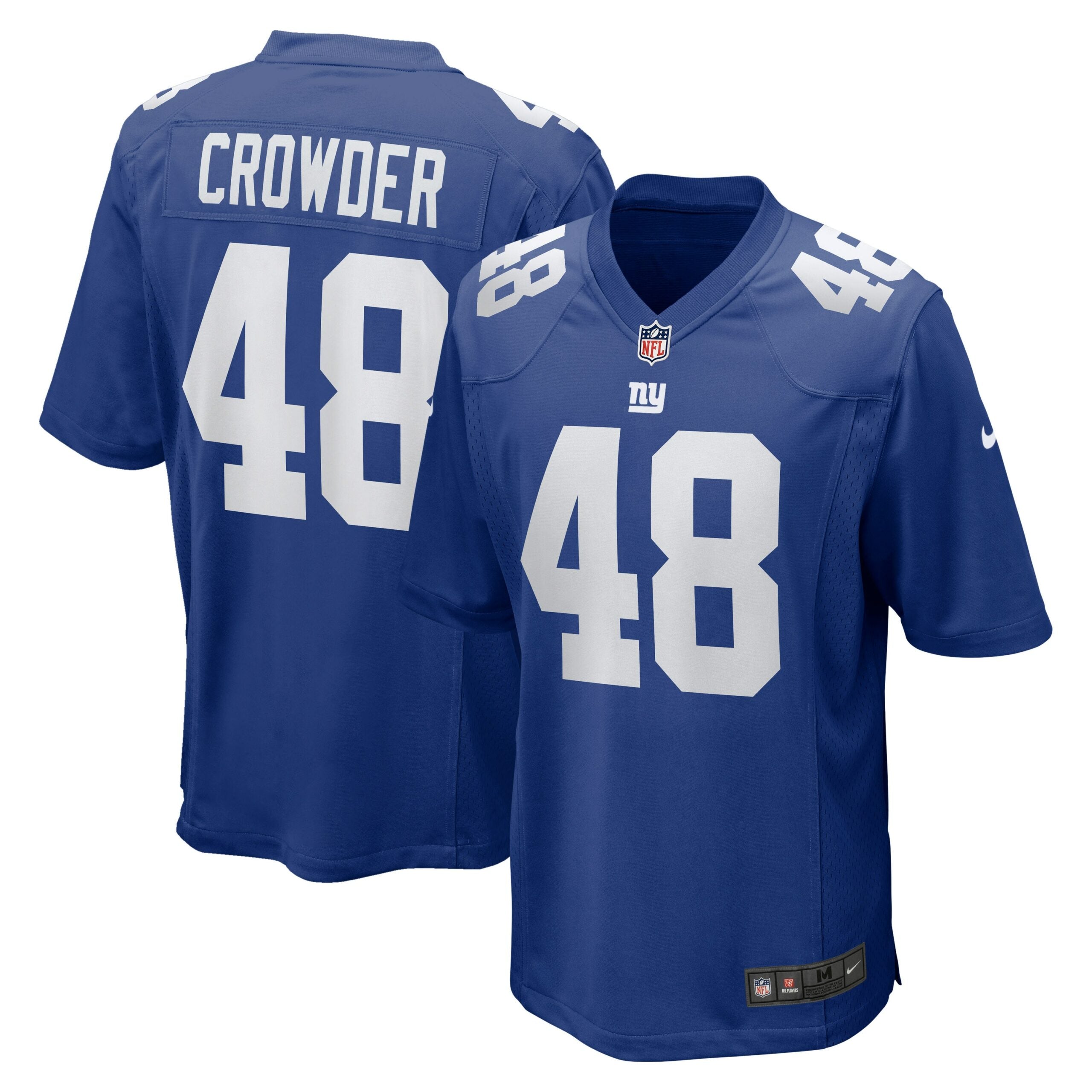 Tae Crowder New York Giants Nike Team Game Jersey Royal