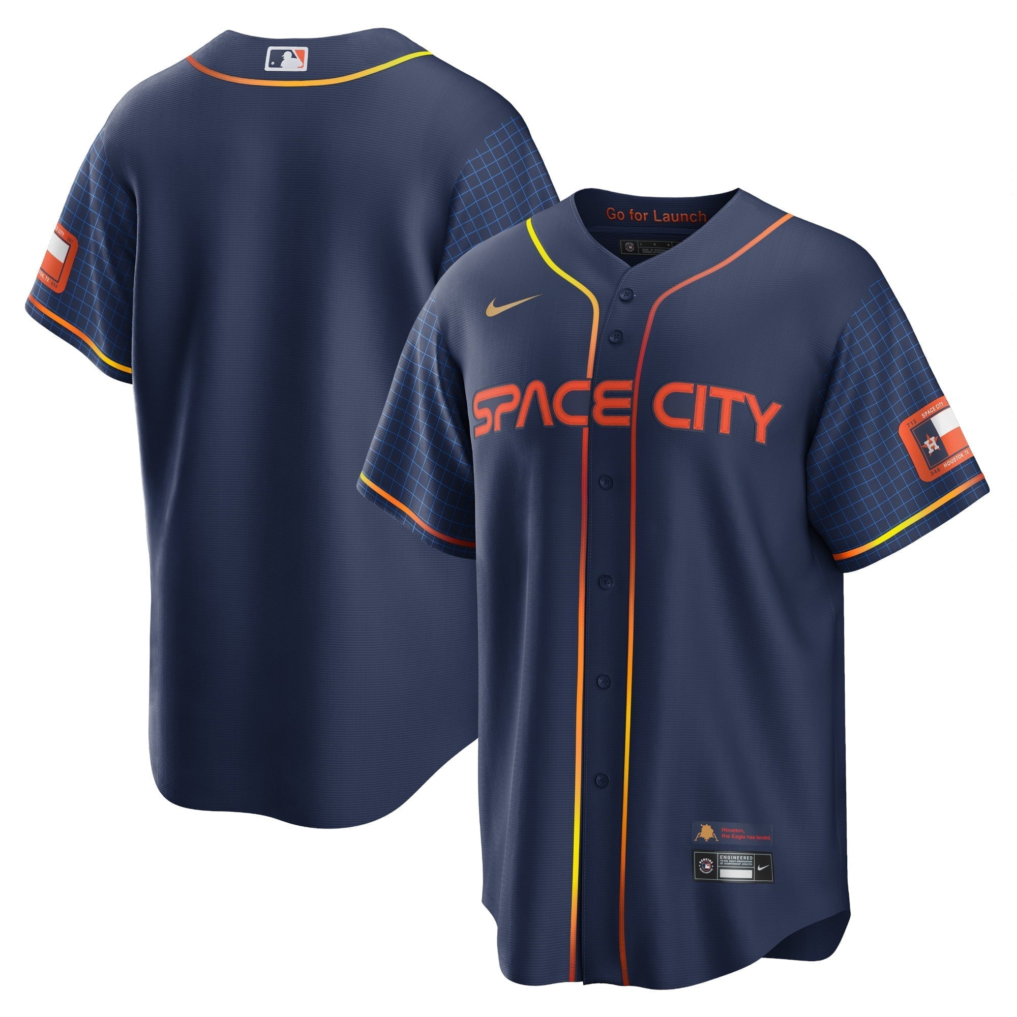 Men's Nike Navy Houston Astros 2022 City Connect Replica Jersey