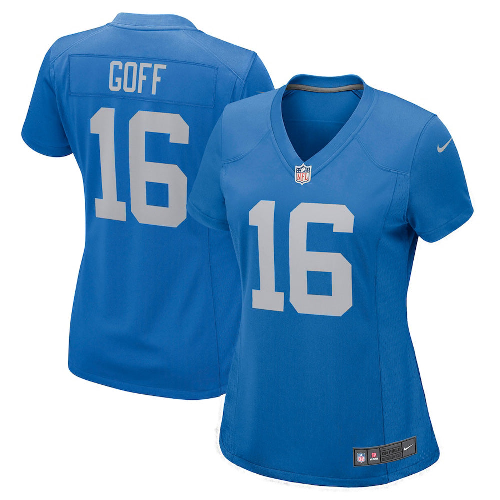 Women s Detroit Lions Jared Goff Game Jersey   Blue