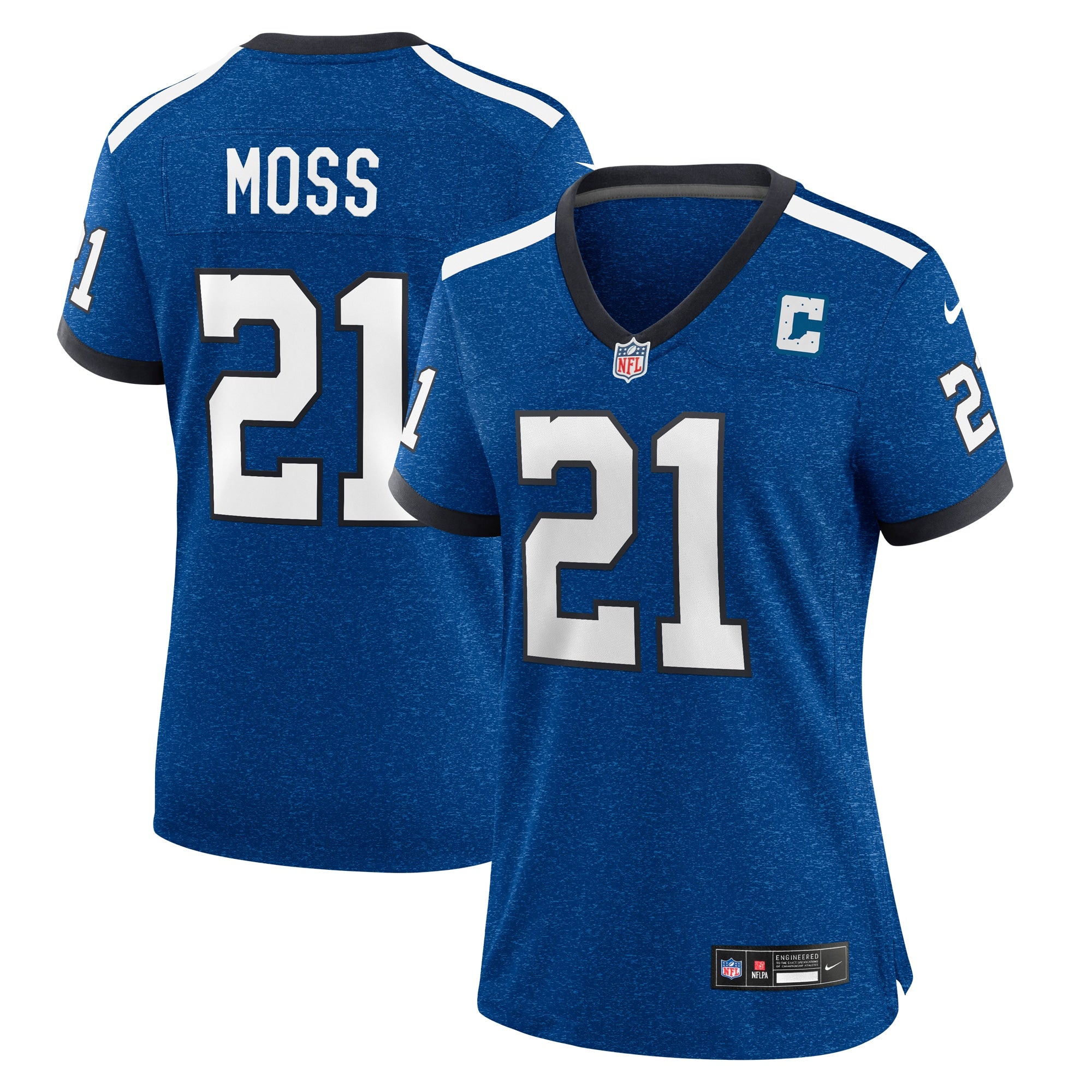 Zack Moss Indianapolis Colts Nike Women s Indiana Nights Alternate Game Jersey   Royal