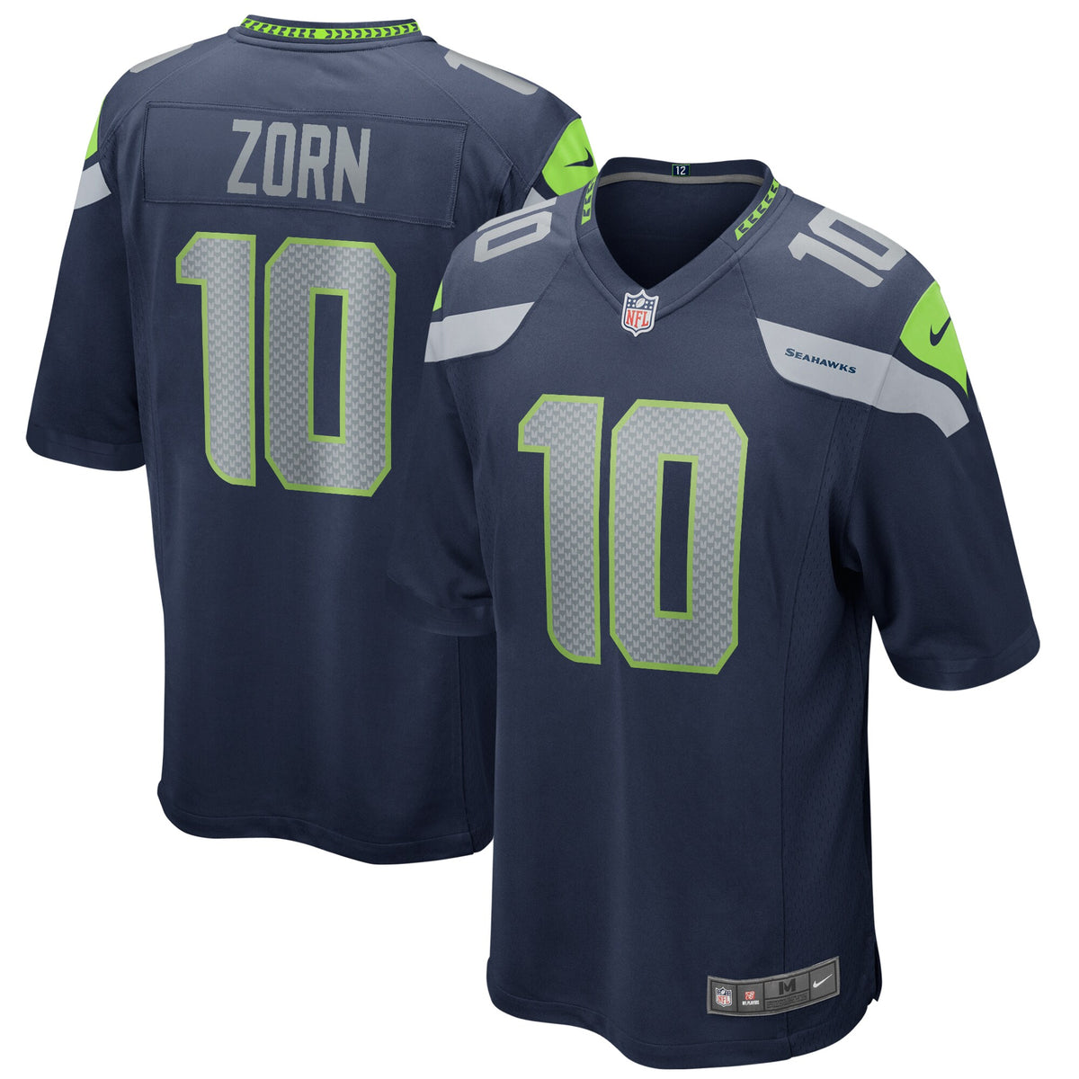 Jim Zorn Seattle Seahawks Nike Game Retired Player Jersey College Navy