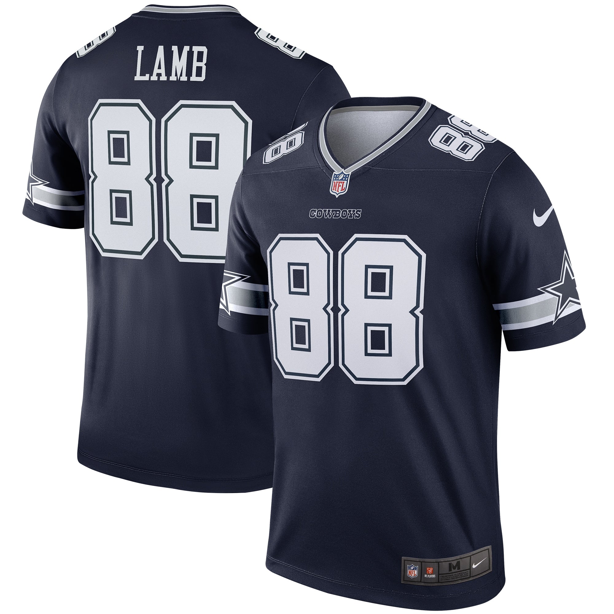 CeeDee Lamb Dallas Cowboys Nike Legend Jersey   Navy