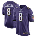 Men s Nike Lamar Jackson Purple Baltimore Ravens Game Player Jersey