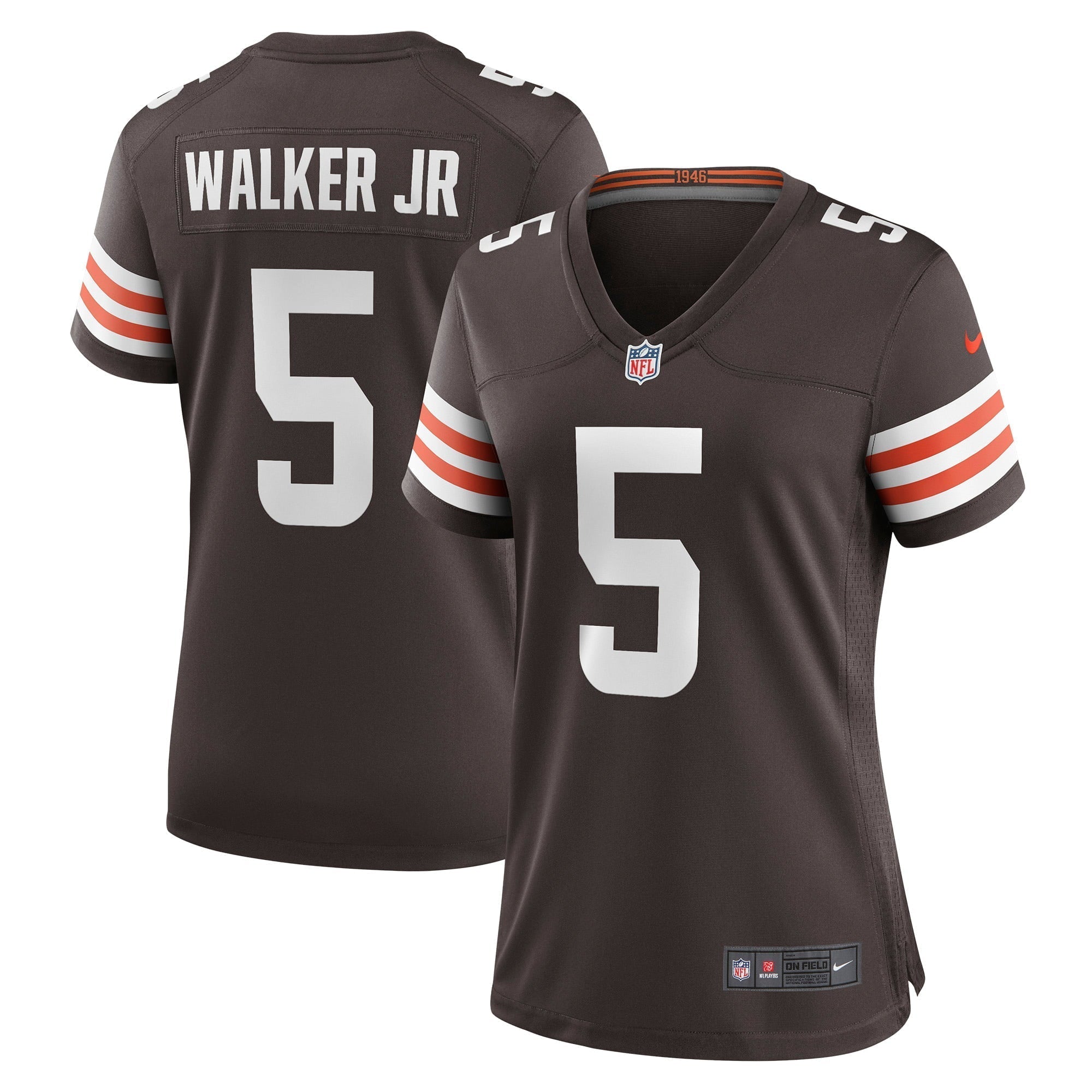 Women s Nike Anthony Walker Jr. Brown Cleveland Browns Player Game Jersey