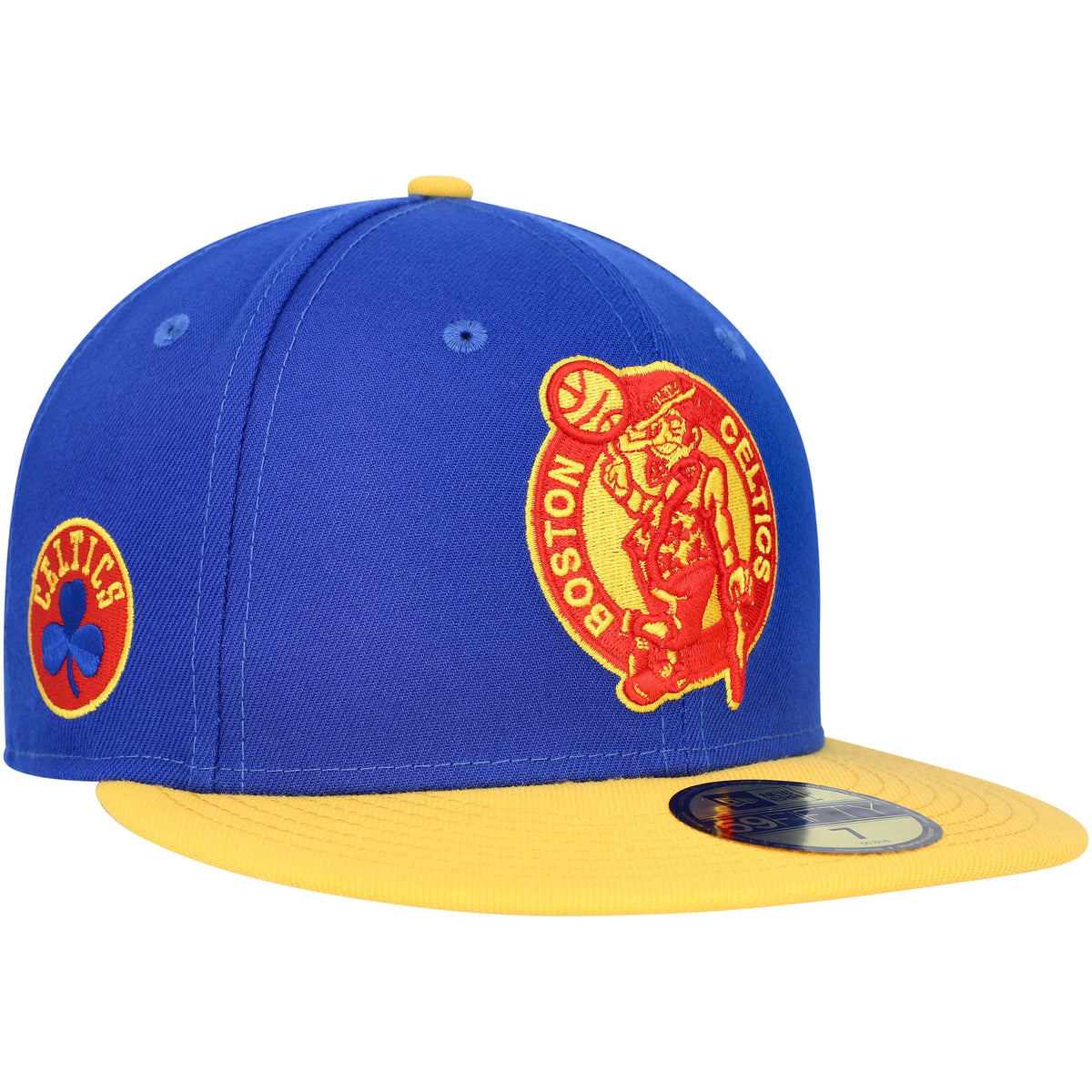 Boston Celtics New Era Side Patch 59FIFTY Fitted Hat - Blue