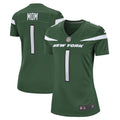 Women s Nike Number 1 Mom Gotham Green New York Jets Game Jersey