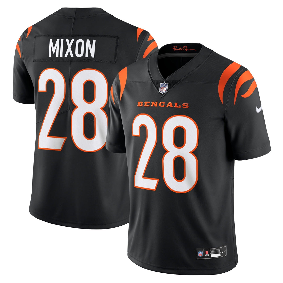 Men s Nike Joe Mixon Black Cincinnati Bengals  Vapor Untouchable Limited Jersey