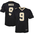 Drew Brees New Orleans Saints Nike Youth Team Color Game Jersey   Black