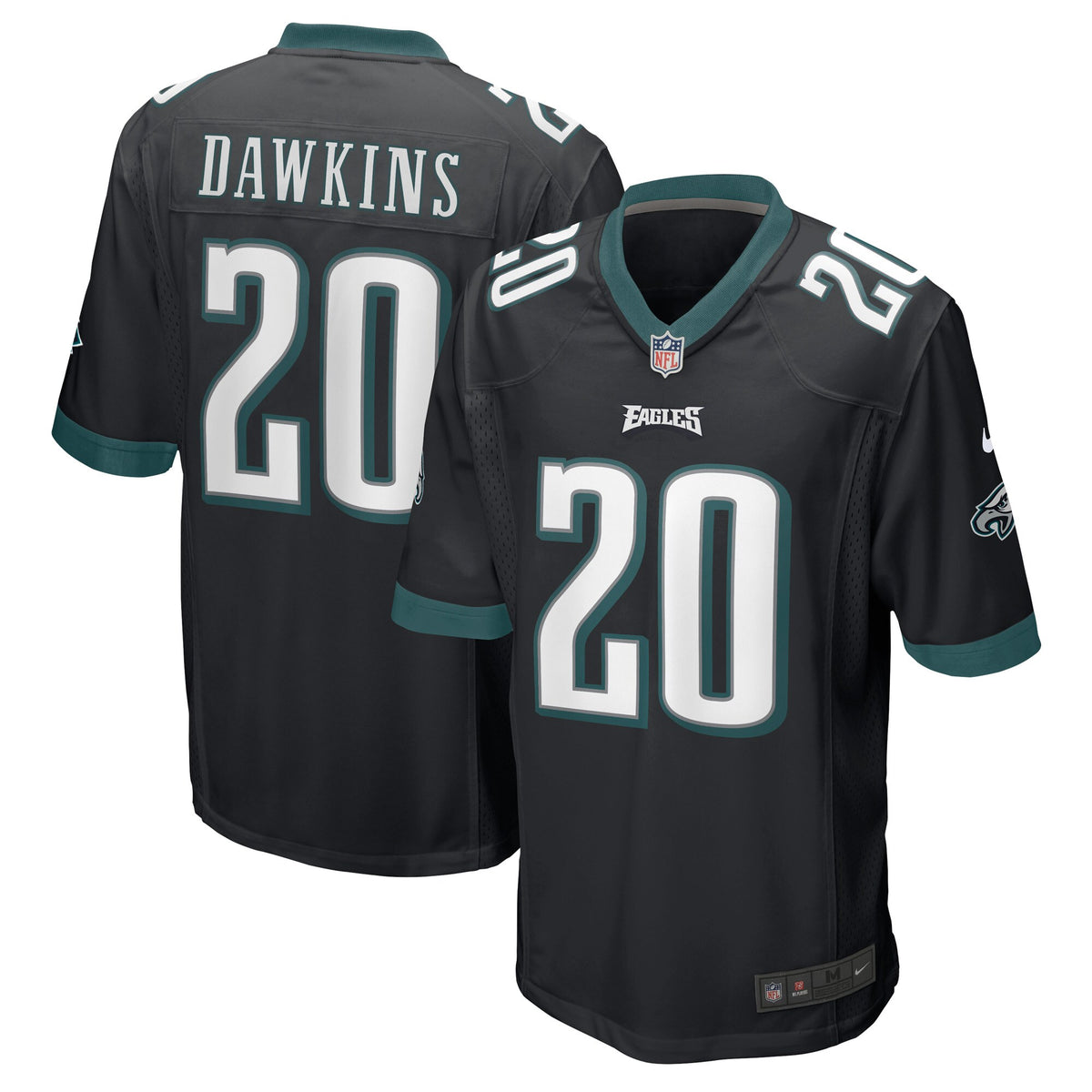 Brian Dawkins Philadelphia Eagles Nike Retired Player Jersey   Black