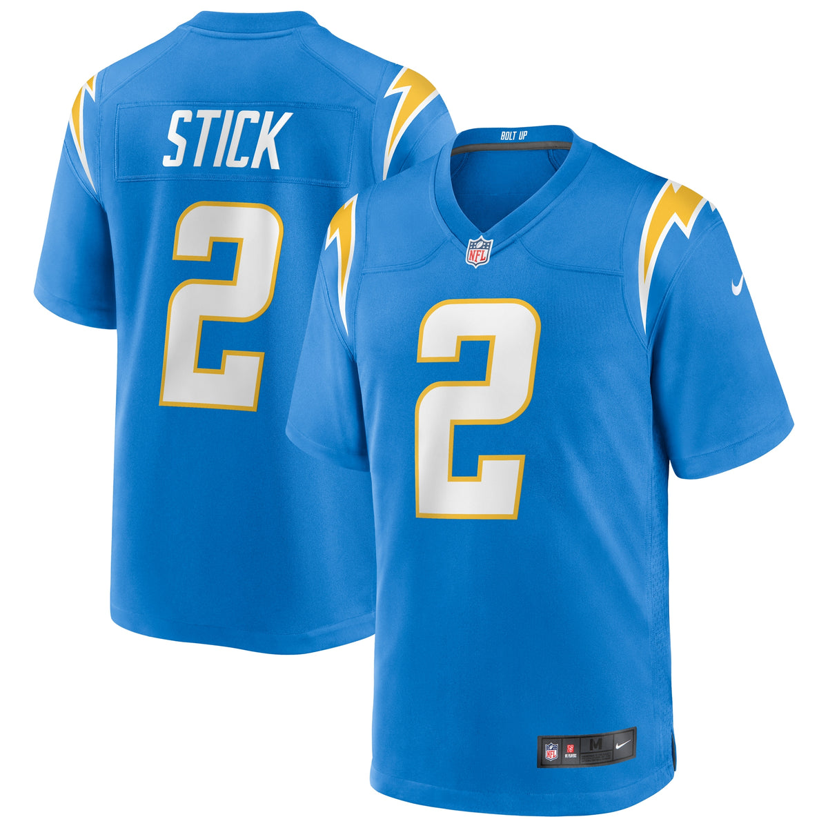 Easton Stick Los Angeles Chargers Nike Game Jersey   Powder Blue