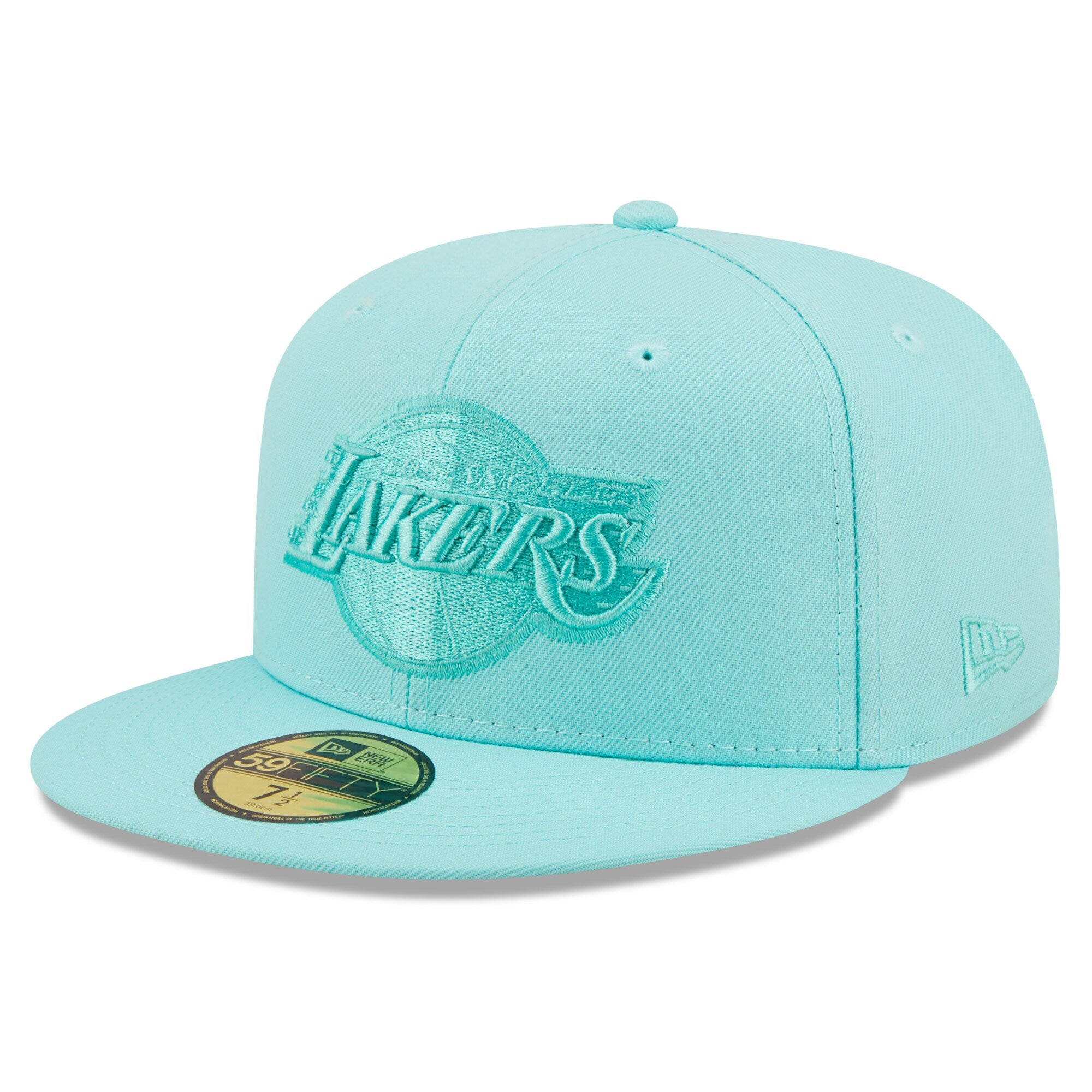 Los Angeles Lakers New Era Color Pack 59FIFTY Fitted Hat - Turquoise