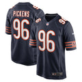 Men s Nike Zacch Pickens Navy Chicago Bears Team Game Jersey