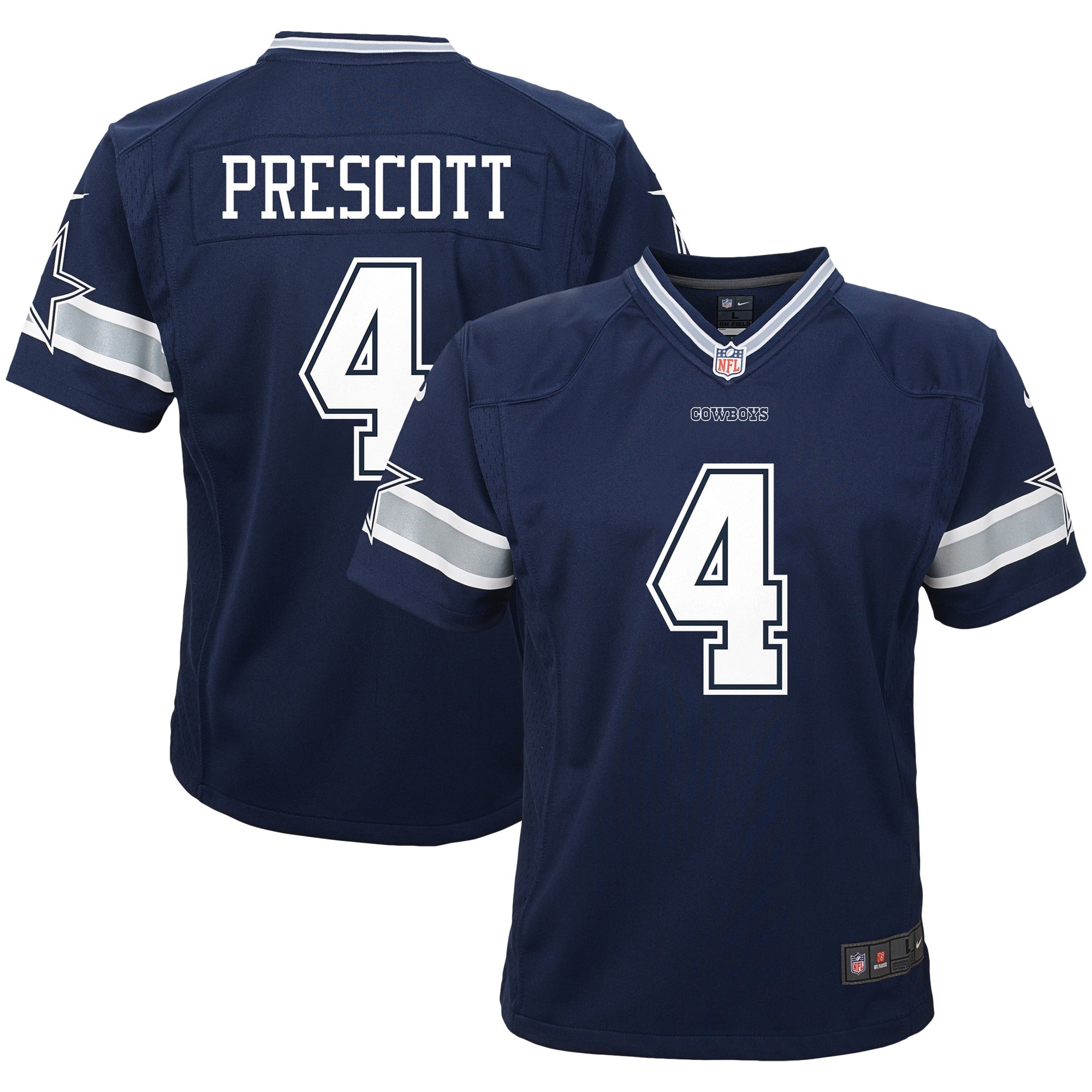 Dak Prescott Dallas Cowboys Nike Toddler Team Game Jersey   Navy