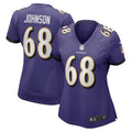 Women s Nike Zack Johnson Purple Baltimore Ravens Home Game Player Jersey