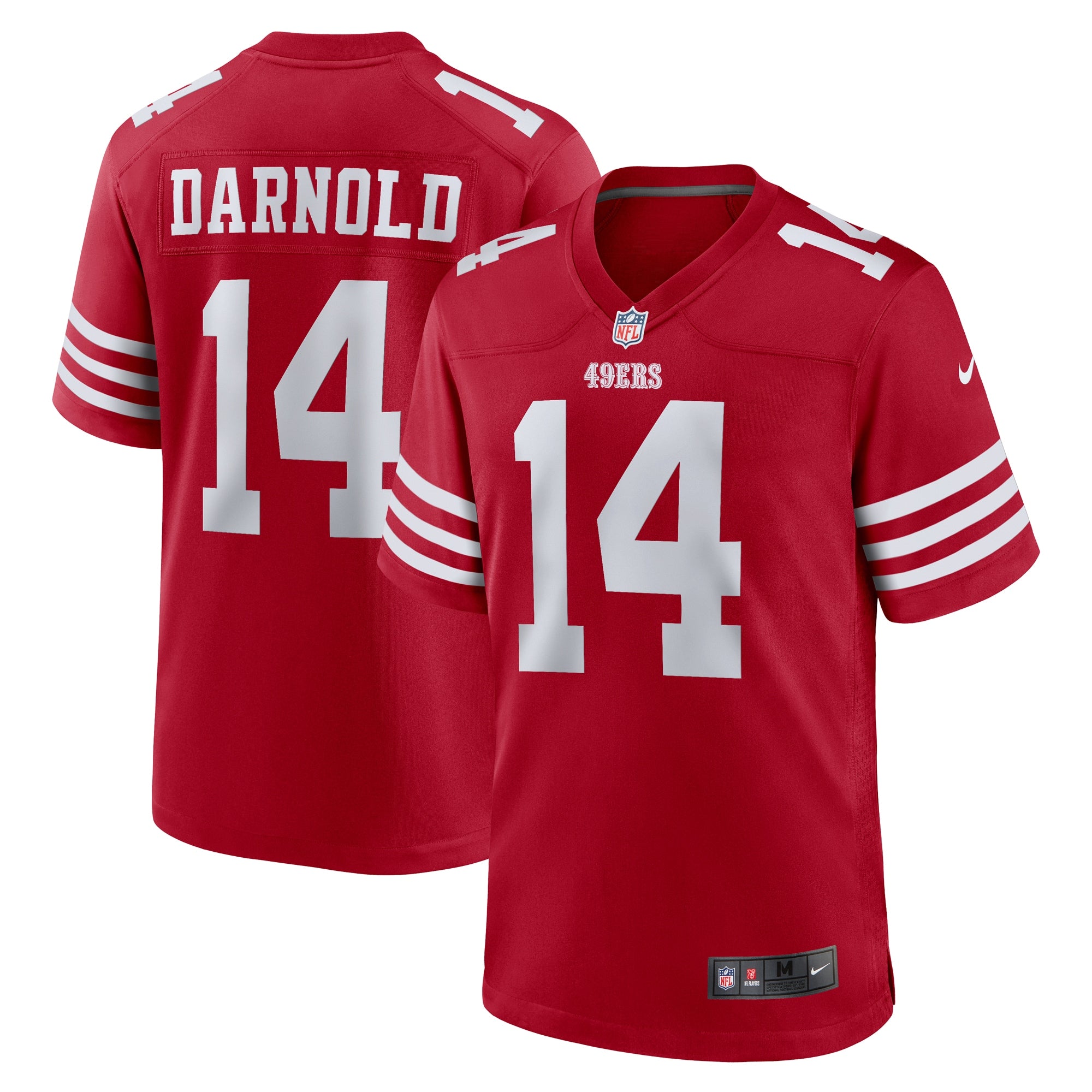 Sam Darnold San Francisco 49ers Nike Game Player Jersey   Scarlet