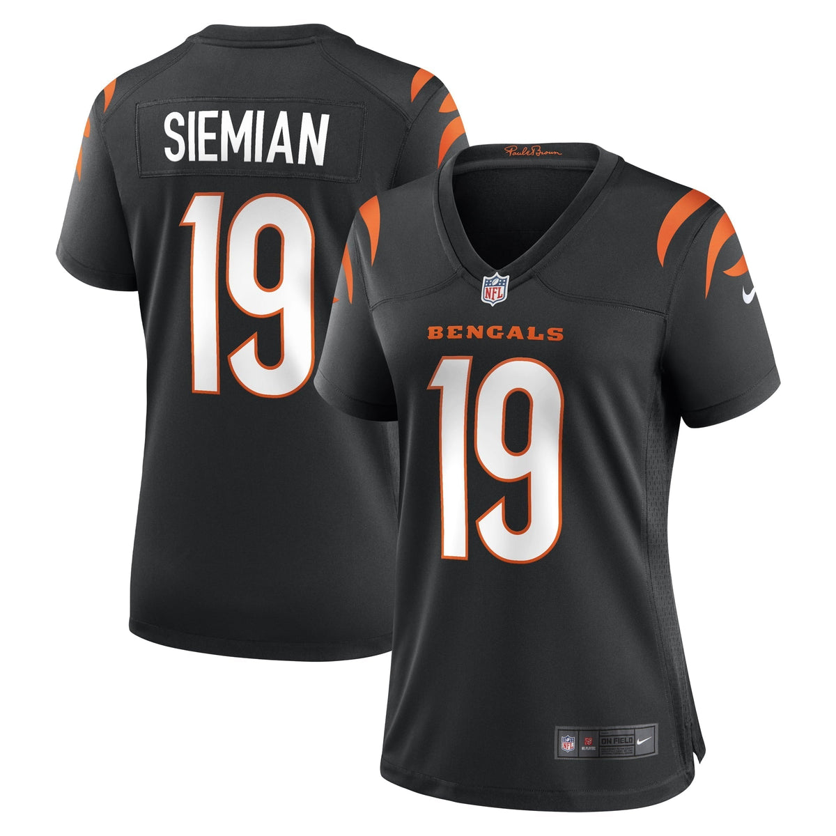 Women s Nike Trevor Siemian Black Cincinnati Bengals Team Game Jersey