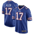 Men s Nike Josh Allen Royal Buffalo Bills Team Game Player Jersey