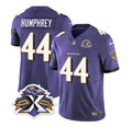Men s Baltimore Ravens Marlon Humphrey Purple 2023 F.U.S.E With Patch Throwback Vapor Limited Stitched Jersey
