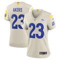 Women s Nike Cam Akers Bone Los Angeles Rams Game Jersey