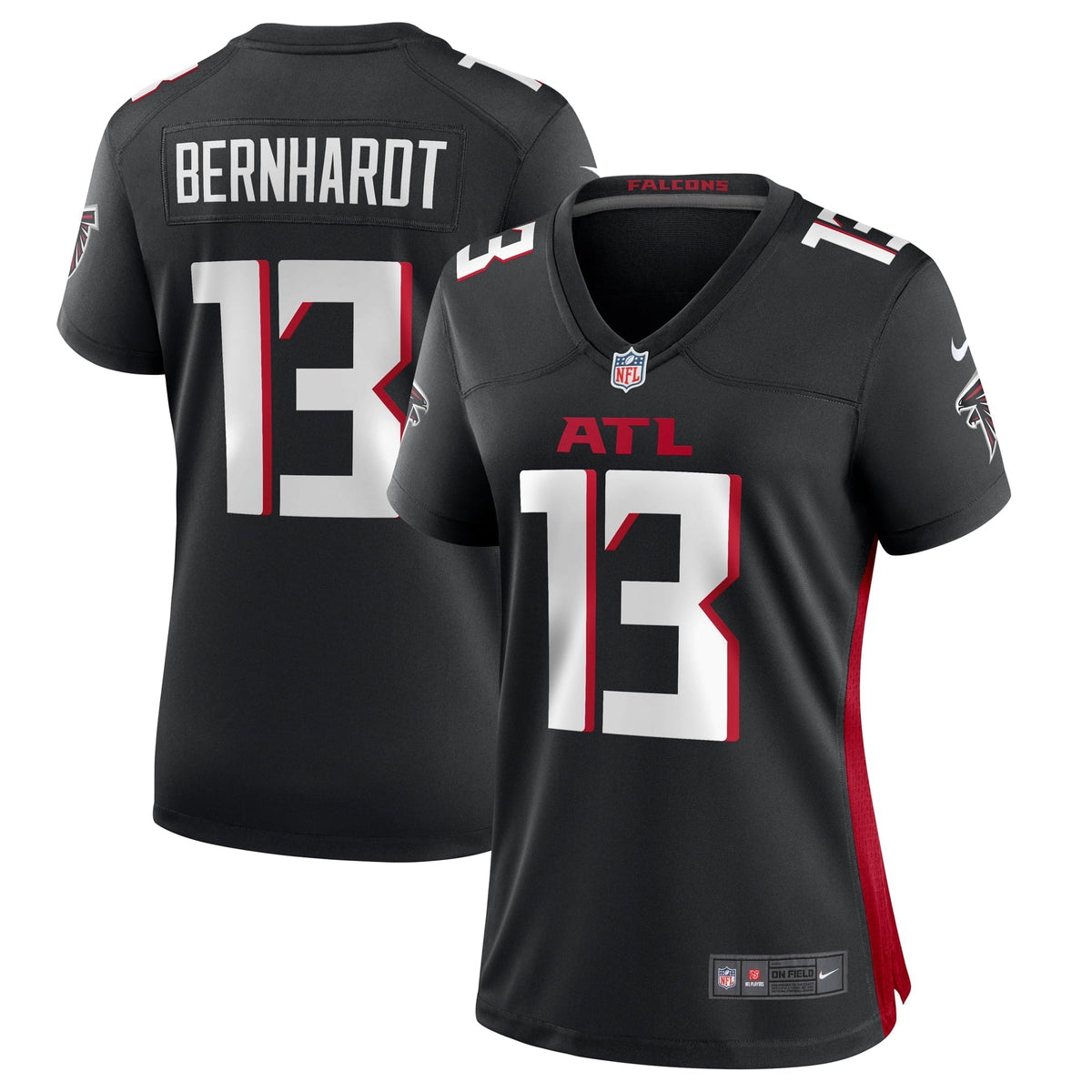 Women s Nike Jared Bernhardt Black Atlanta Falcons Player Game Jersey