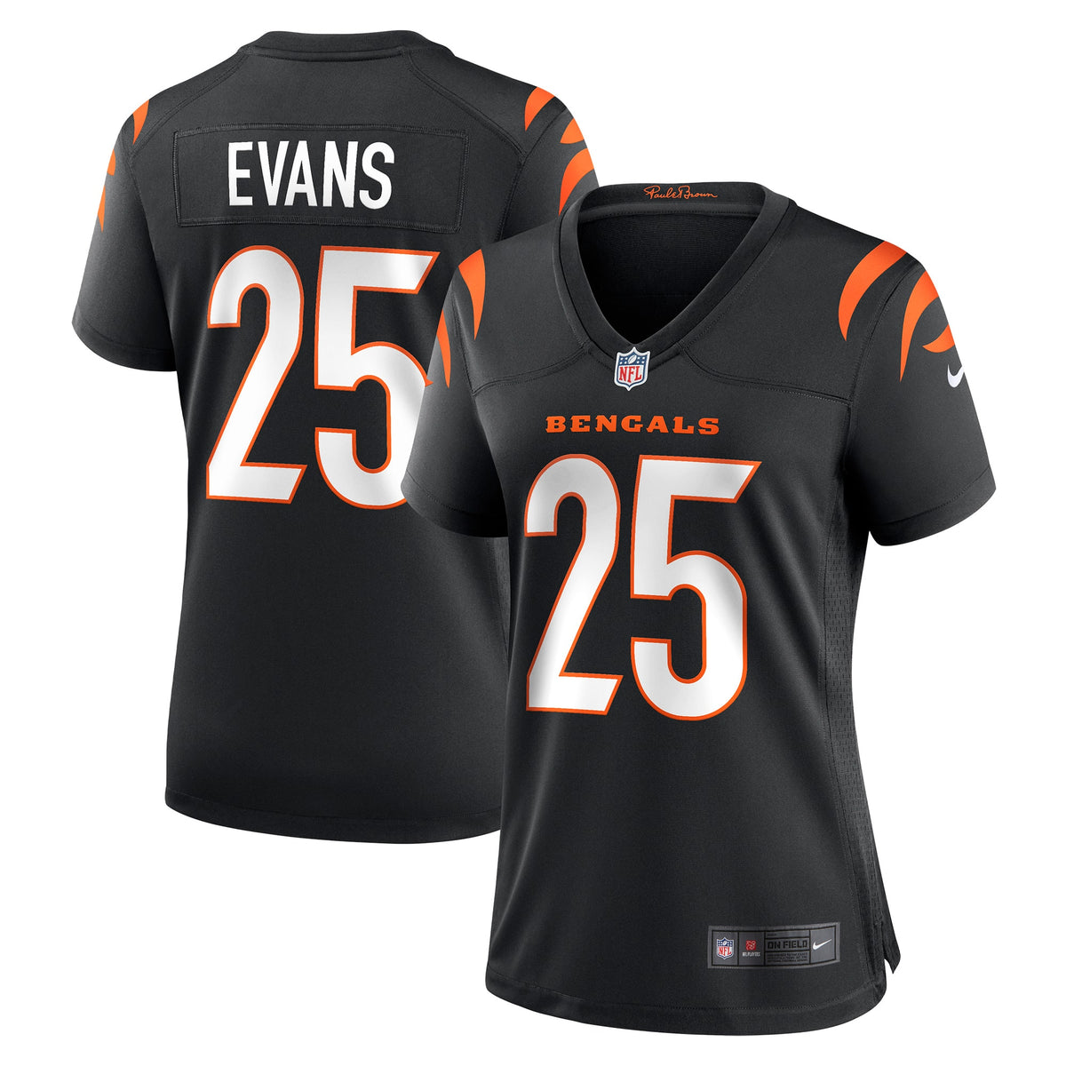 Chris Evans Cincinnati Bengals Nike Women s Game Jersey   Black