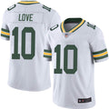 Youth Green Bay Packers Jordan Love Vapor Jersey   White