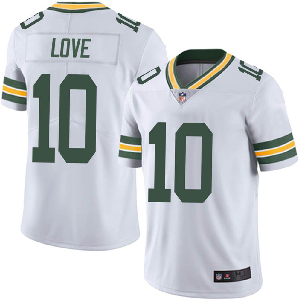 Youth Green Bay Packers Jordan Love Vapor Jersey   White