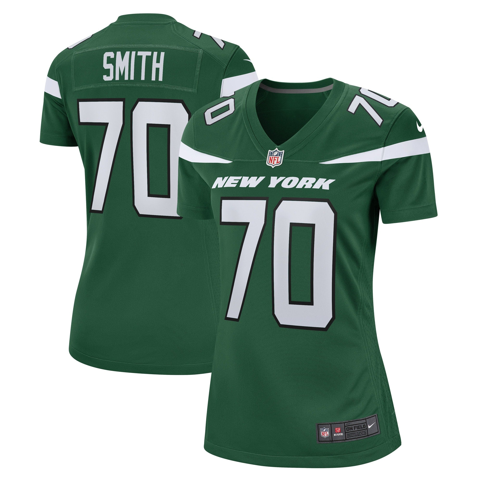 Eric Smith New York Jets Nike Women s Game Player Jersey   Gotham Green