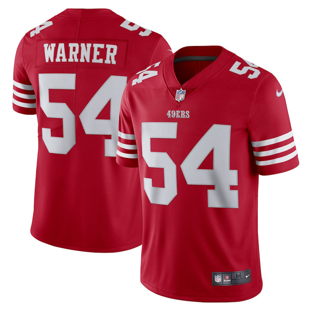 Youth San Francisco 49ers Fred Warner Vapor Jersey   Scarlet