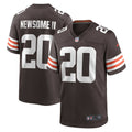 Men s Nike Gregory Newsome II Brown Cleveland Browns Game Jersey