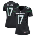 Garrett Wilson New York Jets Nike Women s Alternate Game Player Jersey   Stealth Black