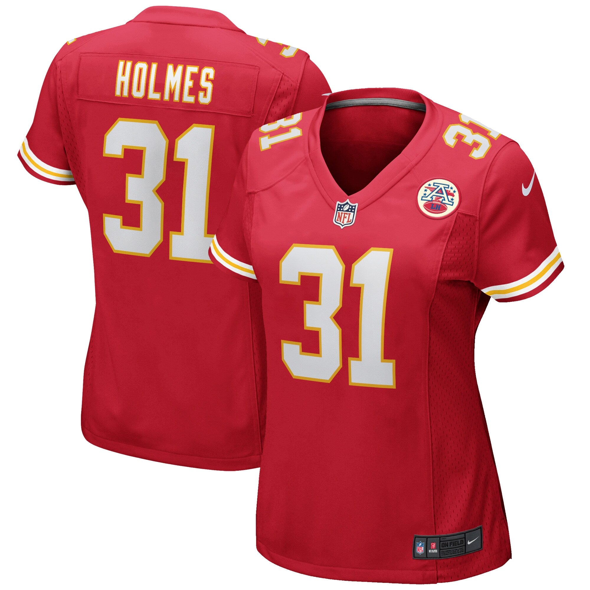 Priest Holmes Kansas City Chiefs Nike Women s Game Retired Player Jersey   Red