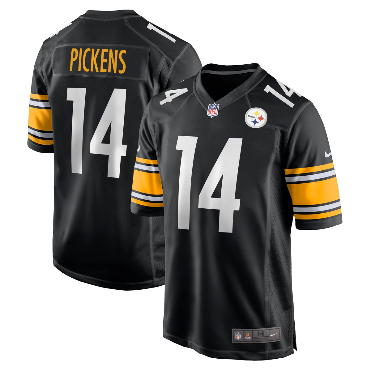 George Pickens Pittsburgh Steelers Nike Game Player Jersey   Black