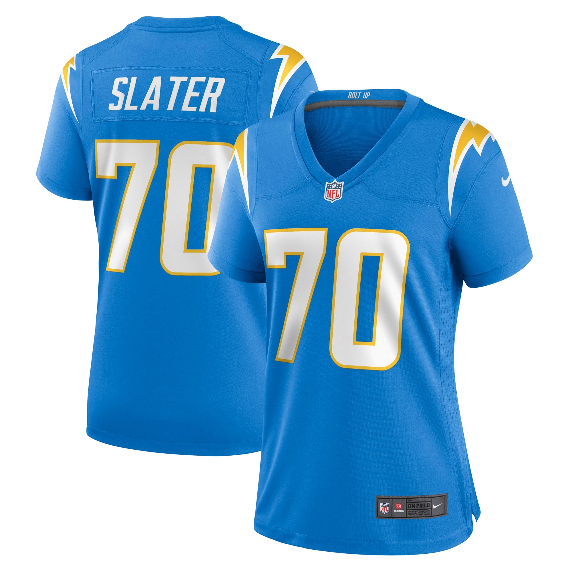 Rashawn Slater Los Angeles Chargers Nike Women s Game Jersey   Powder Blue