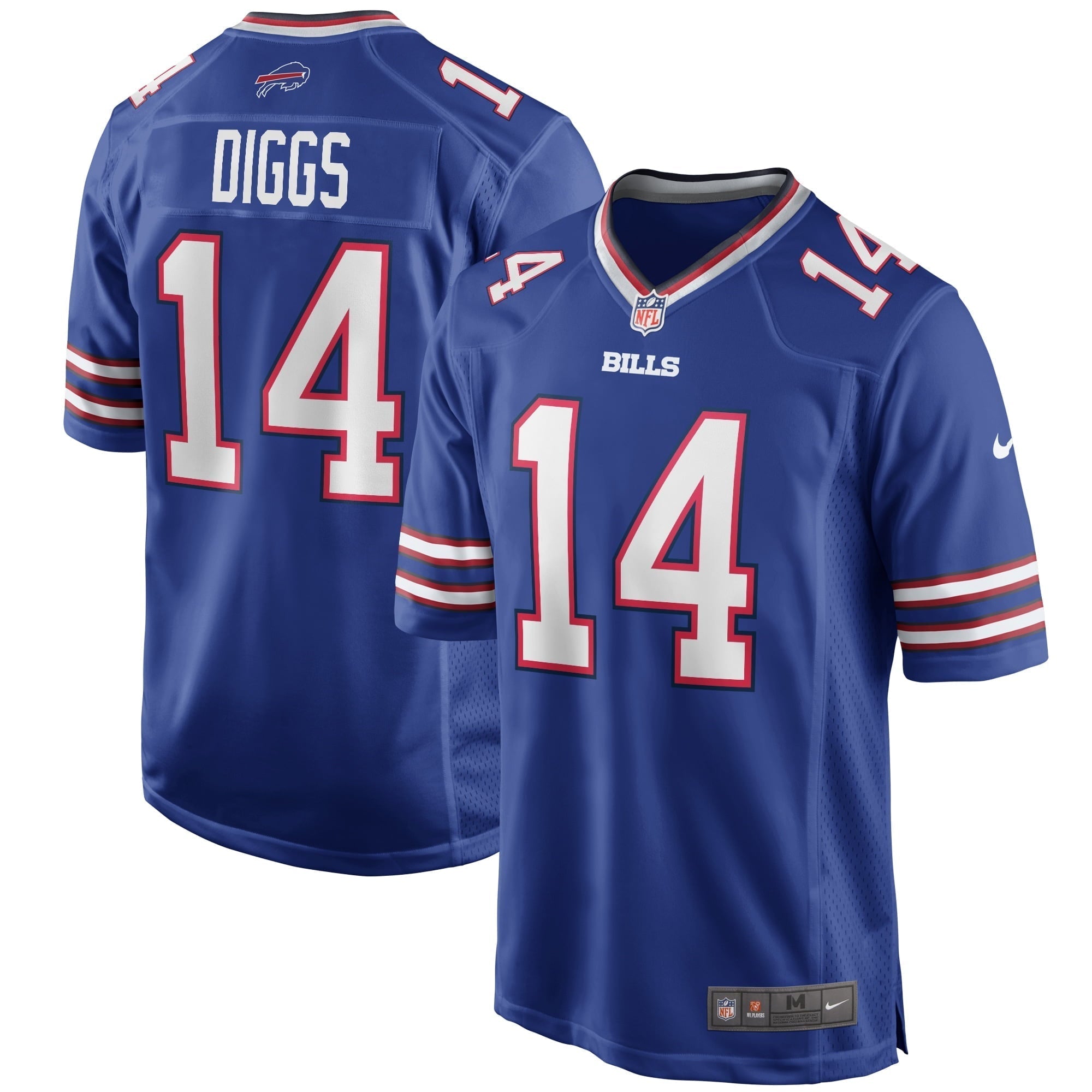 Men s Nike Stefon Diggs Royal Buffalo Bills Game Player Jersey