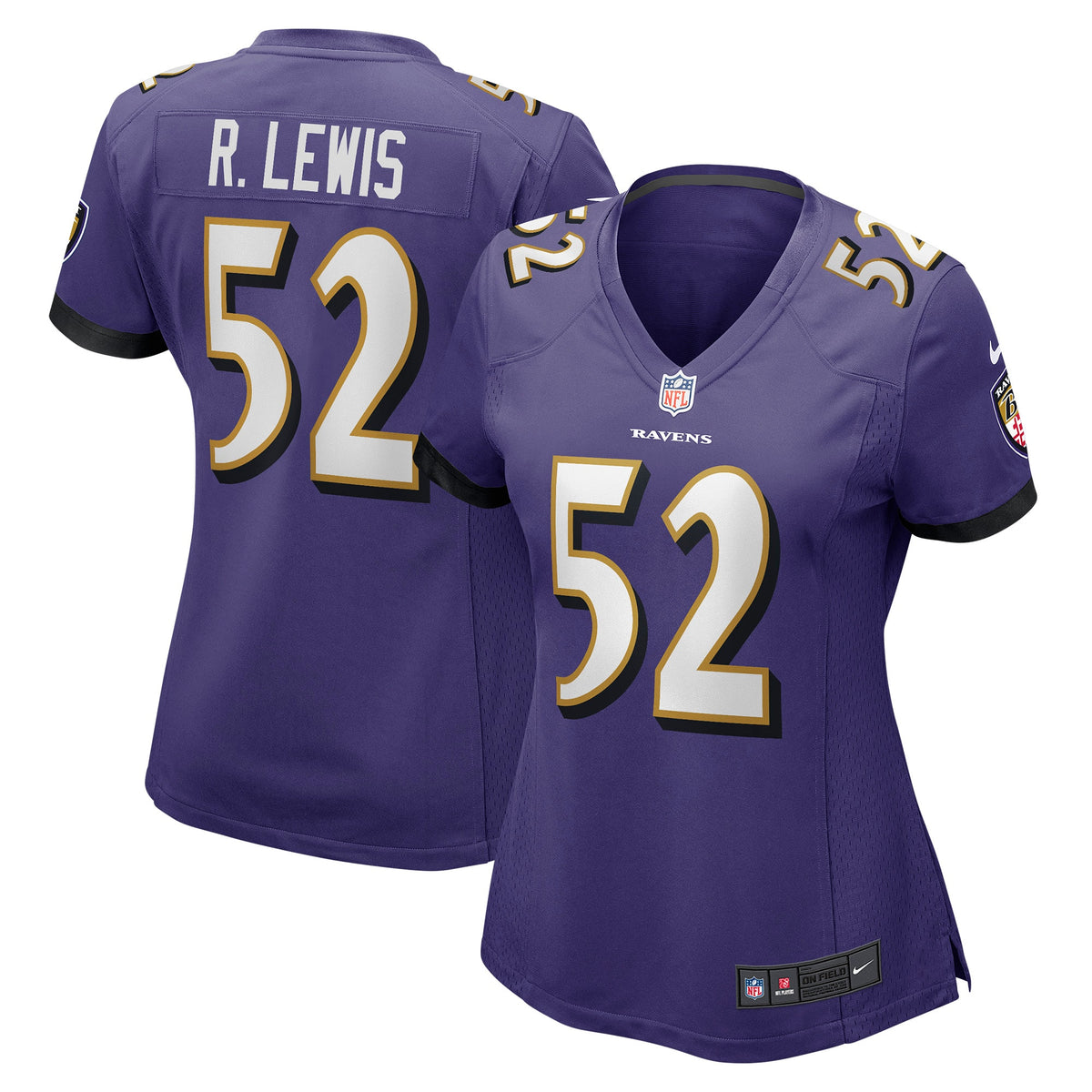 Ray Lewis Baltimore Ravens Nike Women s Game Jersey   Purple