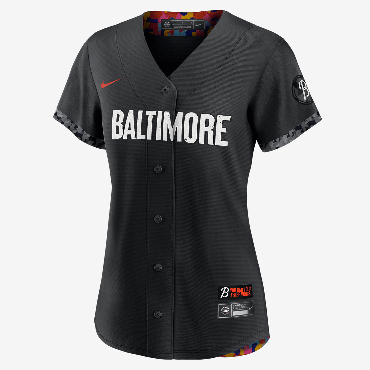 MLB Baltimore Orioles City Connect (Cedric Mullins) Women's Replica Baseball Jersey - Black