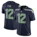 Men s Nike 12s College Navy Seattle Seahawks Vapor F.U.S.E. Limited Jersey