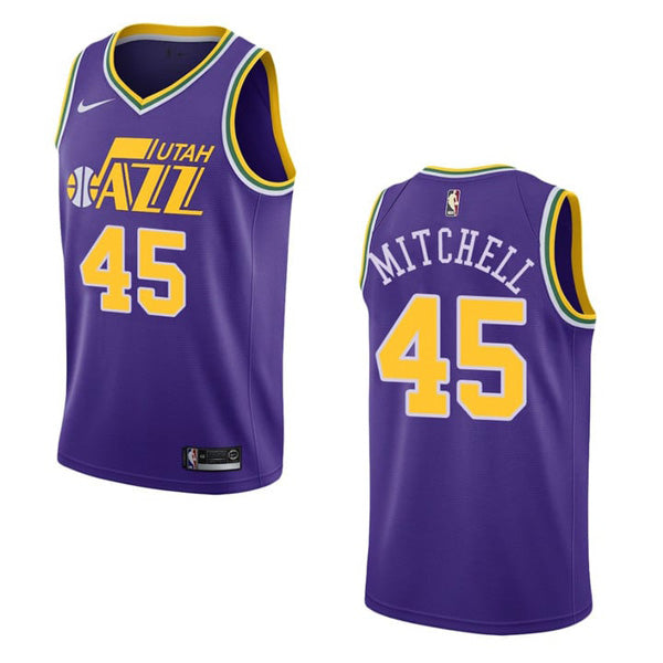 Men's Utah Jazz Donovan Mitchell Icon Edition Jersey - Purple