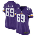 Jared Allen Minnesota Vikings Women s Nike Retired Player Game Jersey   Purple