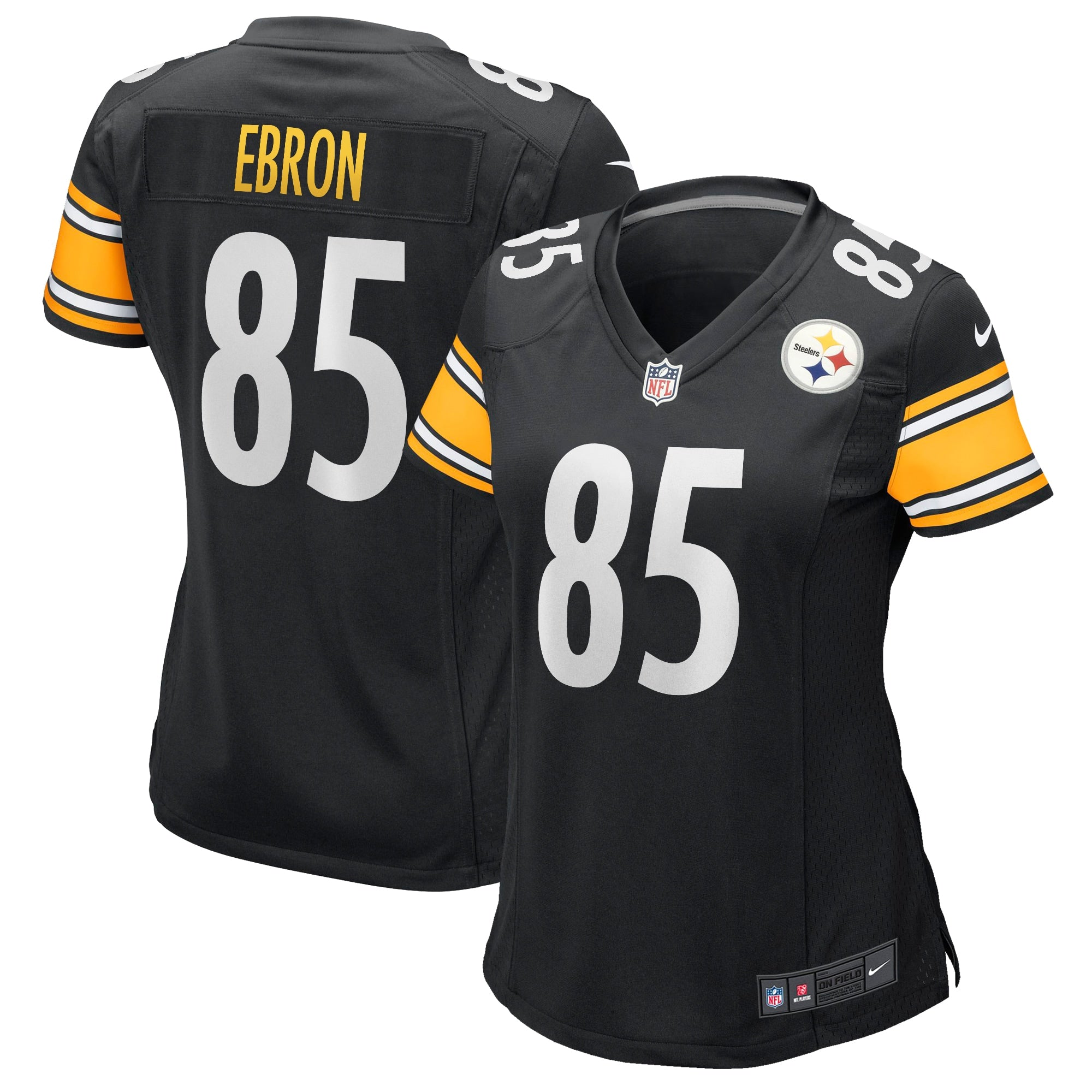 Eric Ebron Pittsburgh Steelers Nike Women s Game Jersey   Black