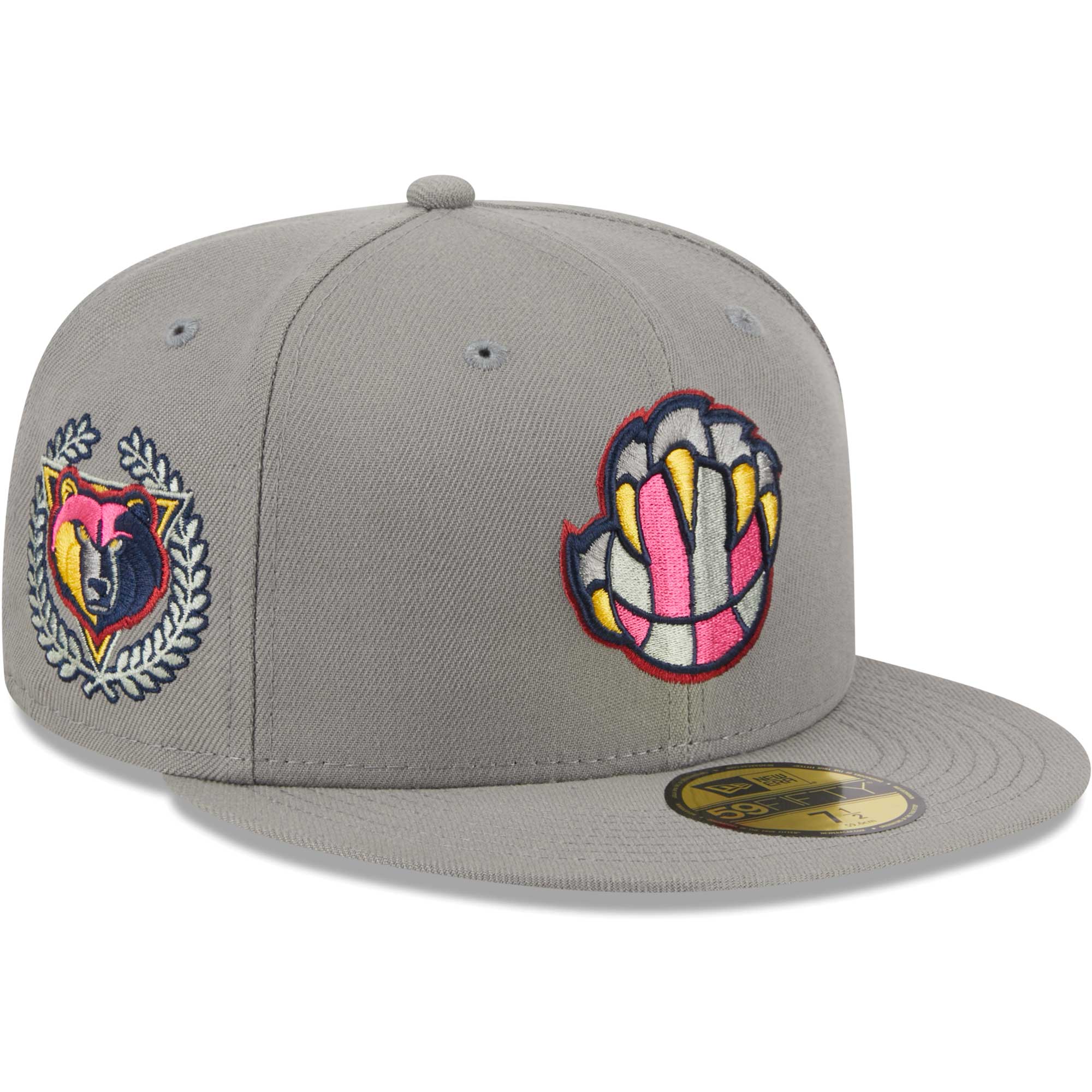 Memphis Grizzlies New Era Color Pack 59FIFTY Fitted Hat - Gray