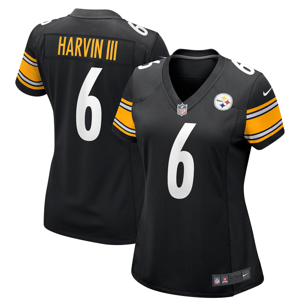 Pressley Harvin III Pittsburgh Steelers Nike Women s Game Jersey   Black