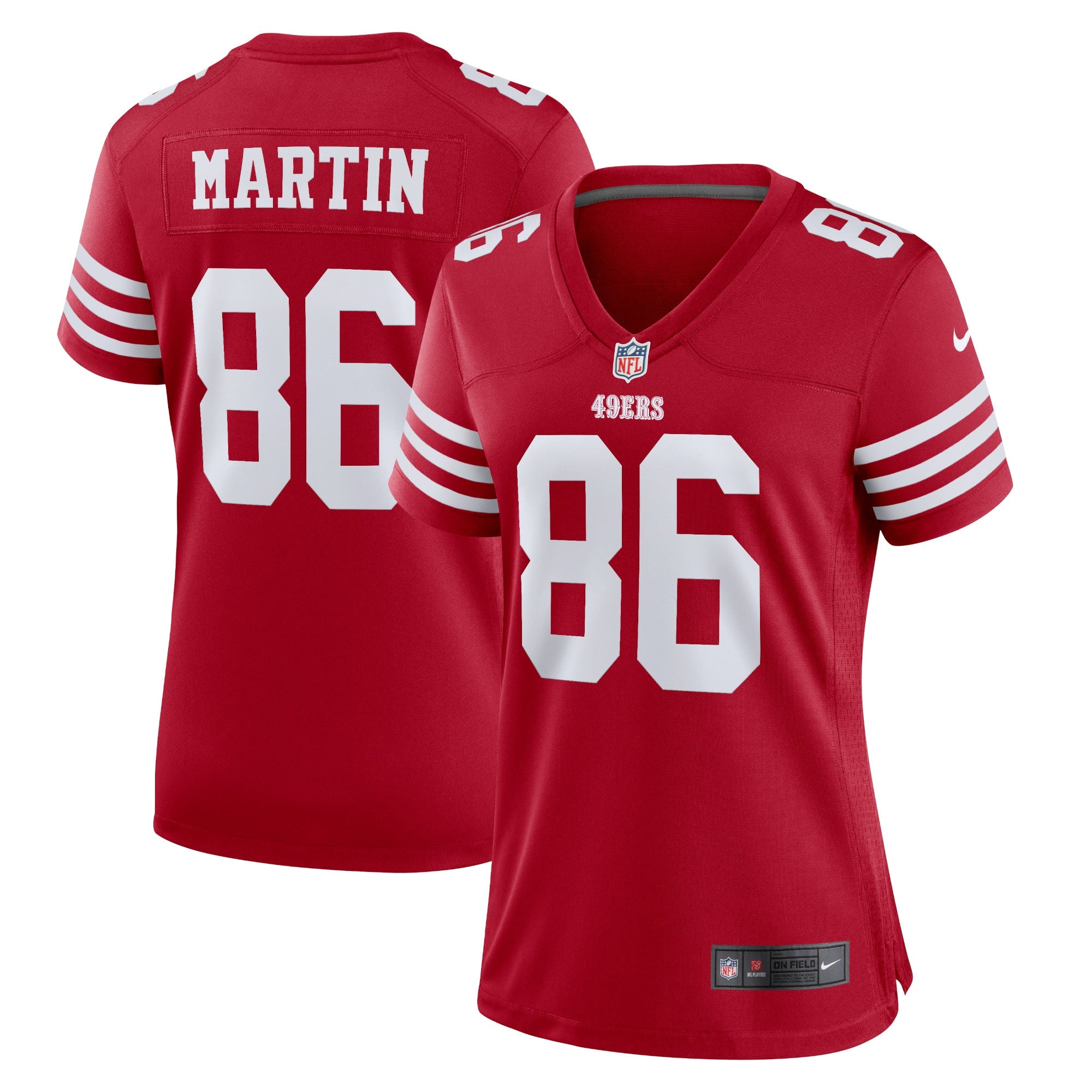 Tay Martin San Francisco 49ers Nike Women s Home Game Player Jersey   Scarlet